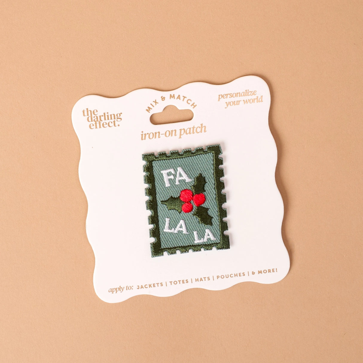 Fa La La Iron-On Patch - The Darling Effect