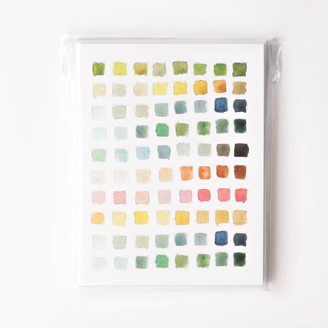 Paint Swatch Notecard Set of 8 - emily lex studio