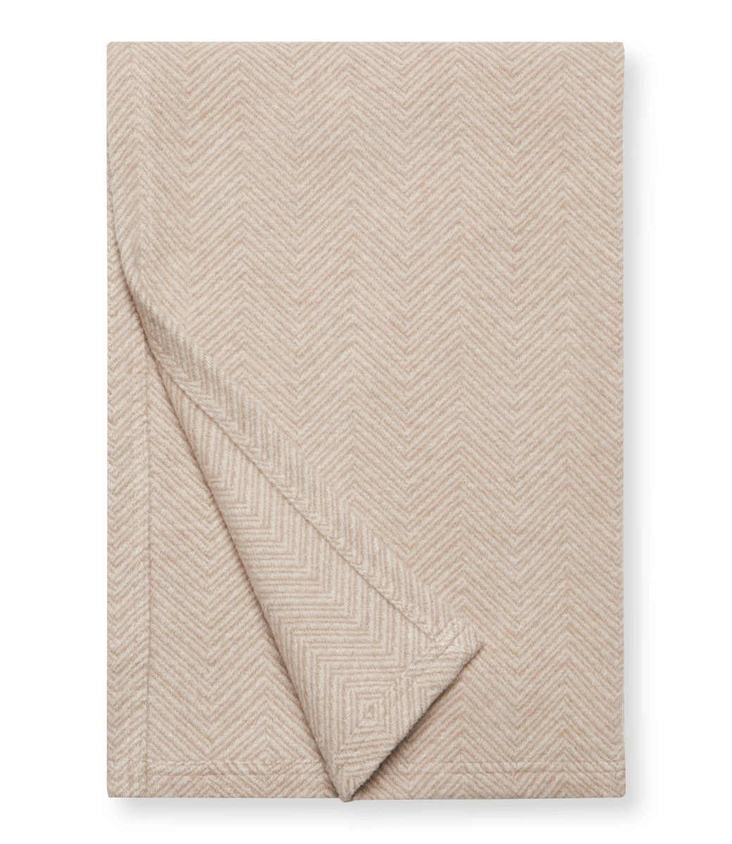 Wheat Herringbone Shawl - Chappy Wrap