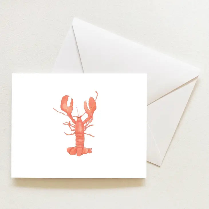 Lobster Notecard Set - Sara Fitz