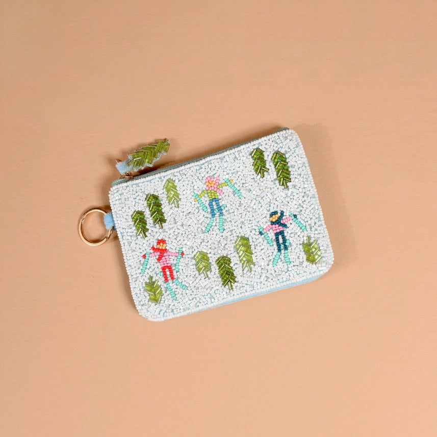 Aprés Ski Handcrafted Beaded Pouch - The Darling Effect