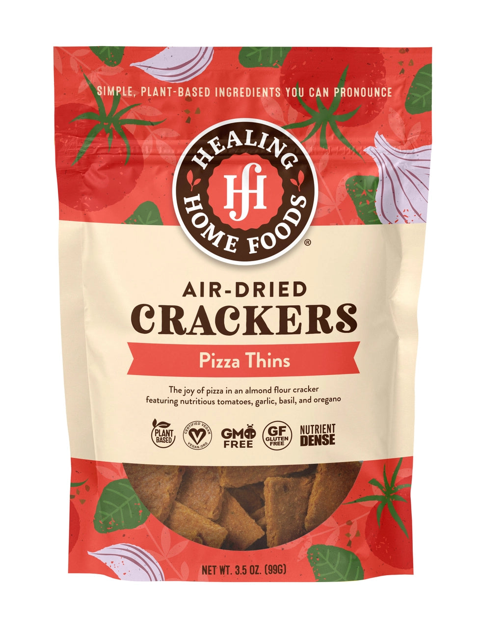 Air-Dried Pizza Thin Crackers - Healing Home Foods | MADE IN MAINE