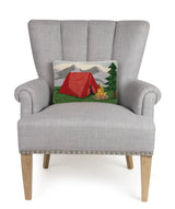 Camping in the Mountains Hook Pillow - Peking Handicraft