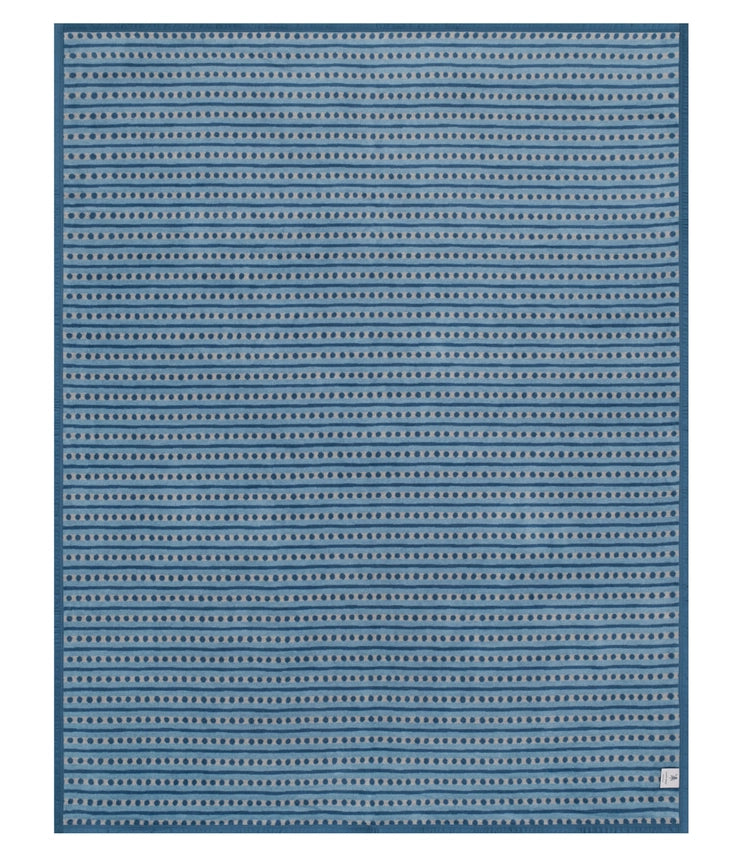 Beach Pebble Cornflower Blanket - Chappy Wrap