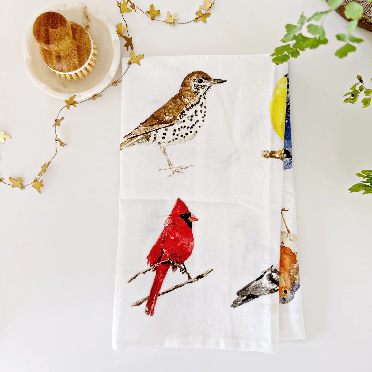 Birds Tea Towel - emily lex studio