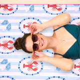 XL Quick-Dry Seaside Haven Beach Towel - The Darling Effect