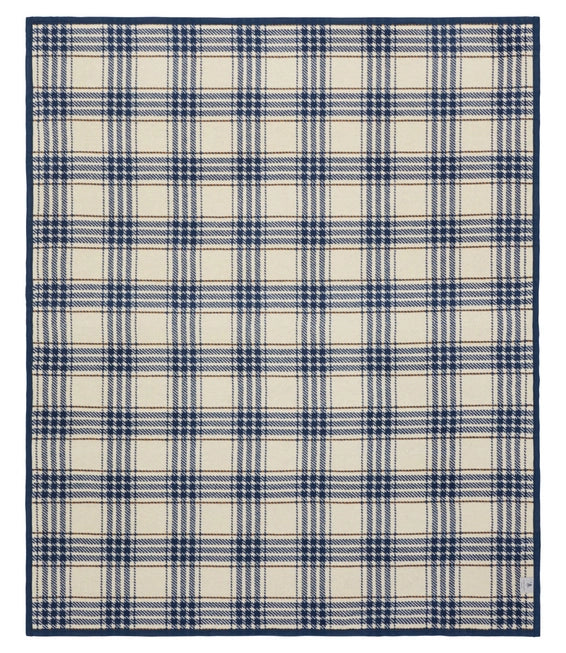 Autumn Plaid Vintage Blue Blanket - Chappy Wrap