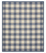 Autumn Plaid Vintage Blue Blanket - Chappy Wrap