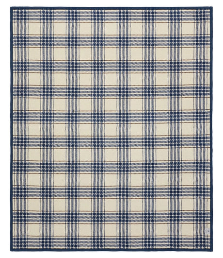 Autumn Plaid Vintage Blue Blanket - Chappy Wrap