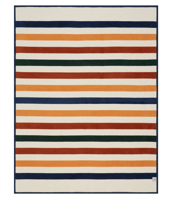 Vintage Casco Bay Stripe Blanket - Chappy Wrap
