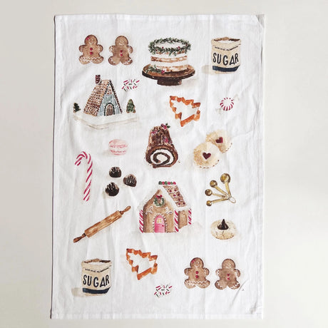 Christmas Sweets Tea Towel - emily lex studio