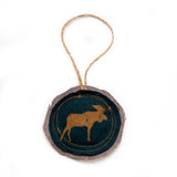 Moose Fabric Ornament - Cinder + Salt