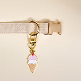 Ice Cream Cone Pet Collar Charm - The Darling Effect