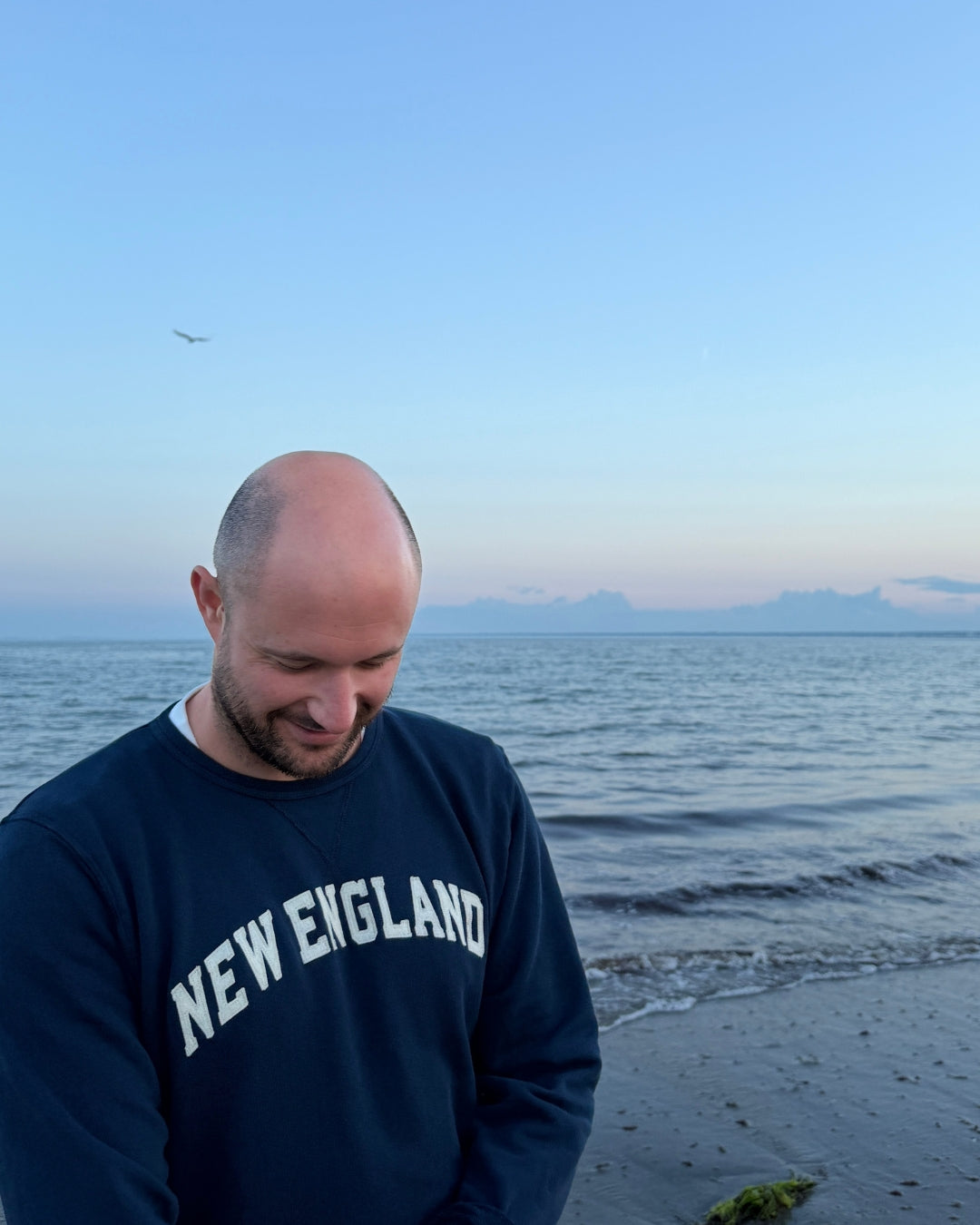 The Woods Maine® x Boathouse French Terry NEW ENGLAND Crewneck | MADE IN THE USA