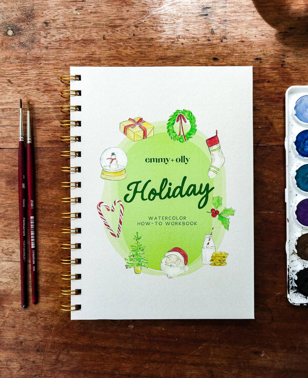Holiday: A Watercolor Workbook - Emmy + Olly