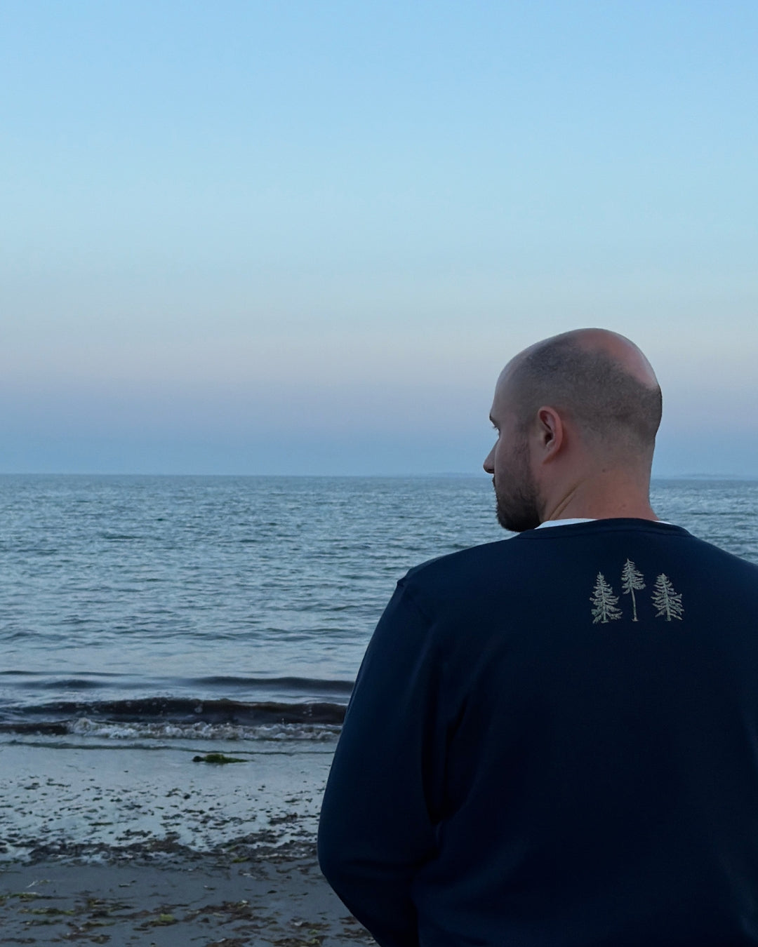 The Woods Maine® x Boathouse French Terry NEW ENGLAND Crewneck | MADE IN THE USA