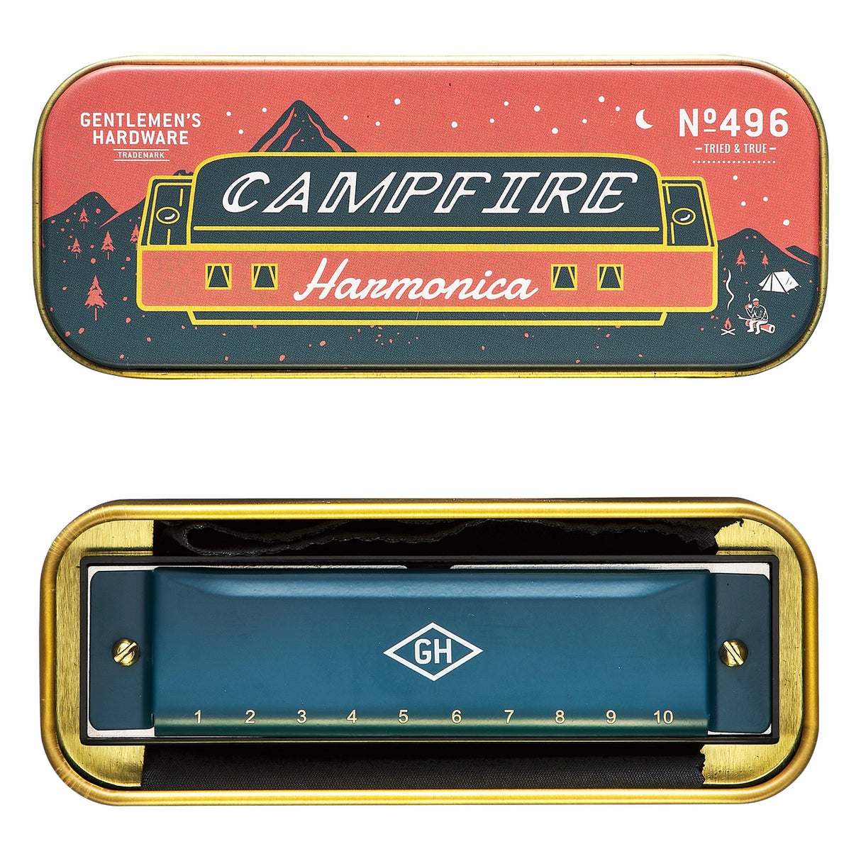 Campfire Harmonica - Gentlemen's Hardware