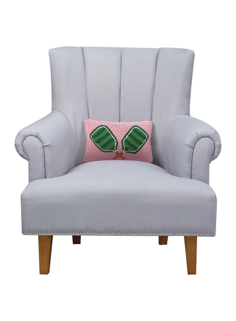 Green Pickleball Hook Pillow - Peking Handicraft