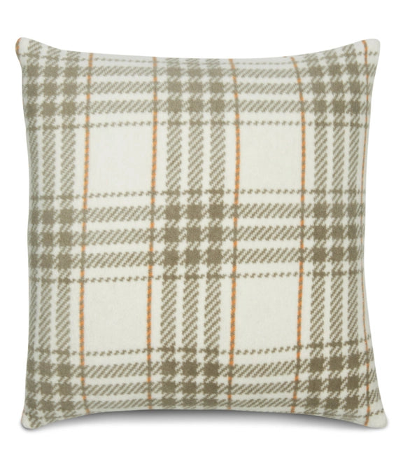 Autumn Plaid Mink Throw Pillow Covers - Chappy Wrap