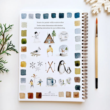 Winter Watercolor Workbook - emily lex studio