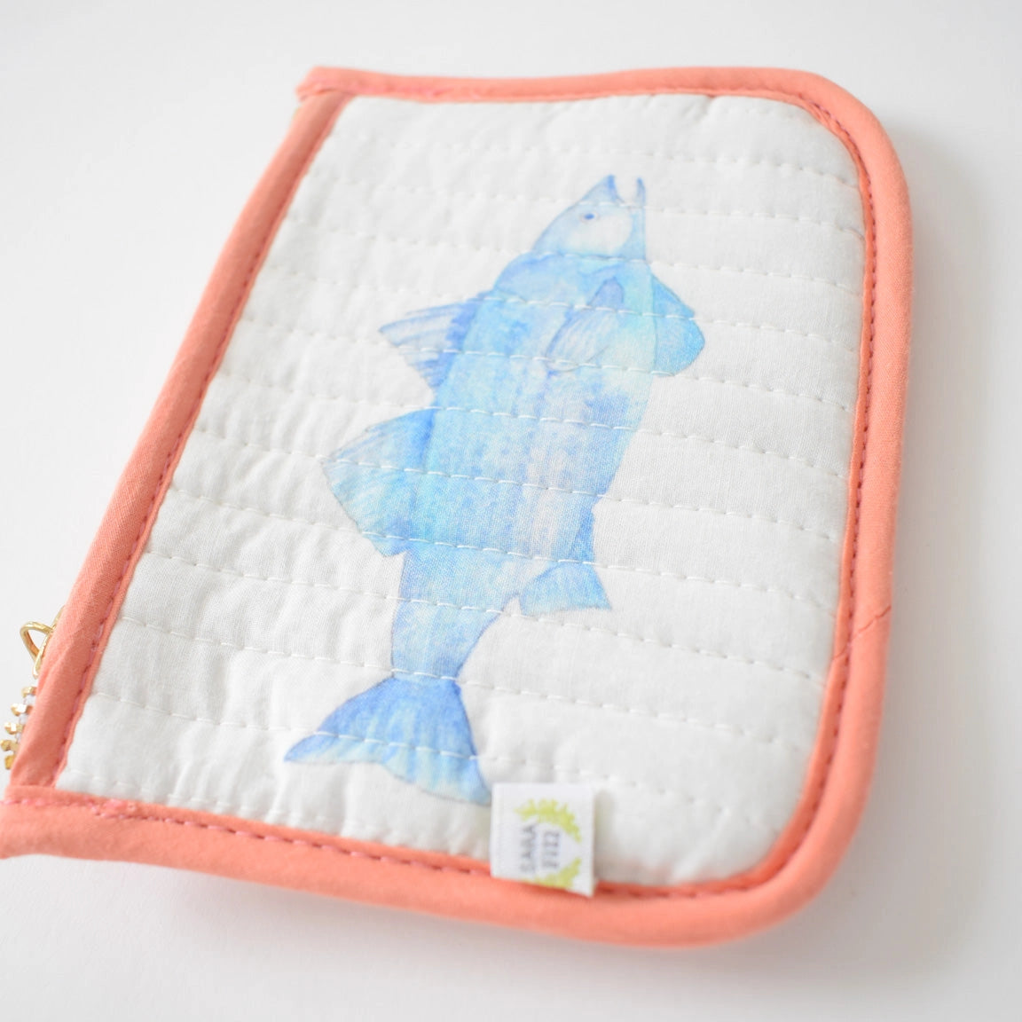 Blue Fish Coin Purse - Sara Fitz
