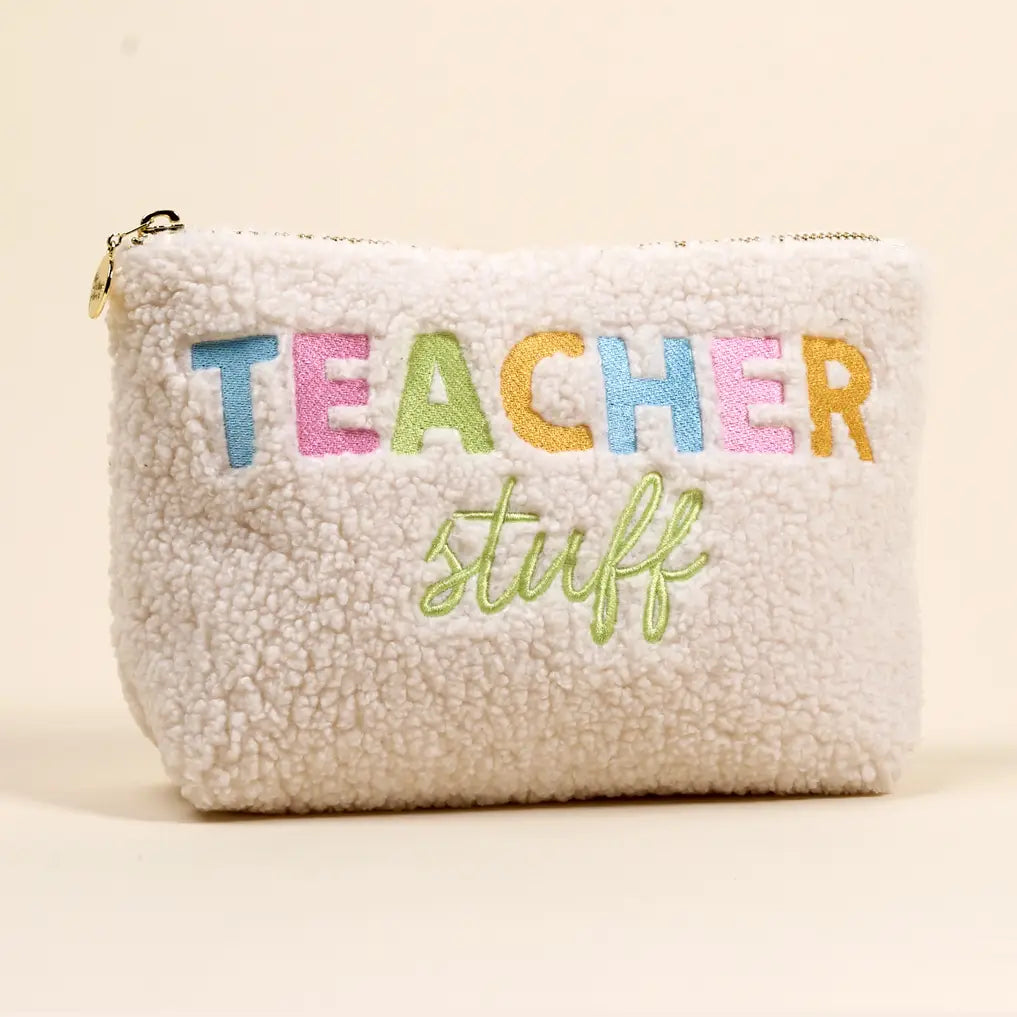 Teacher Stuff Teddy Pouch - The Darling Effect