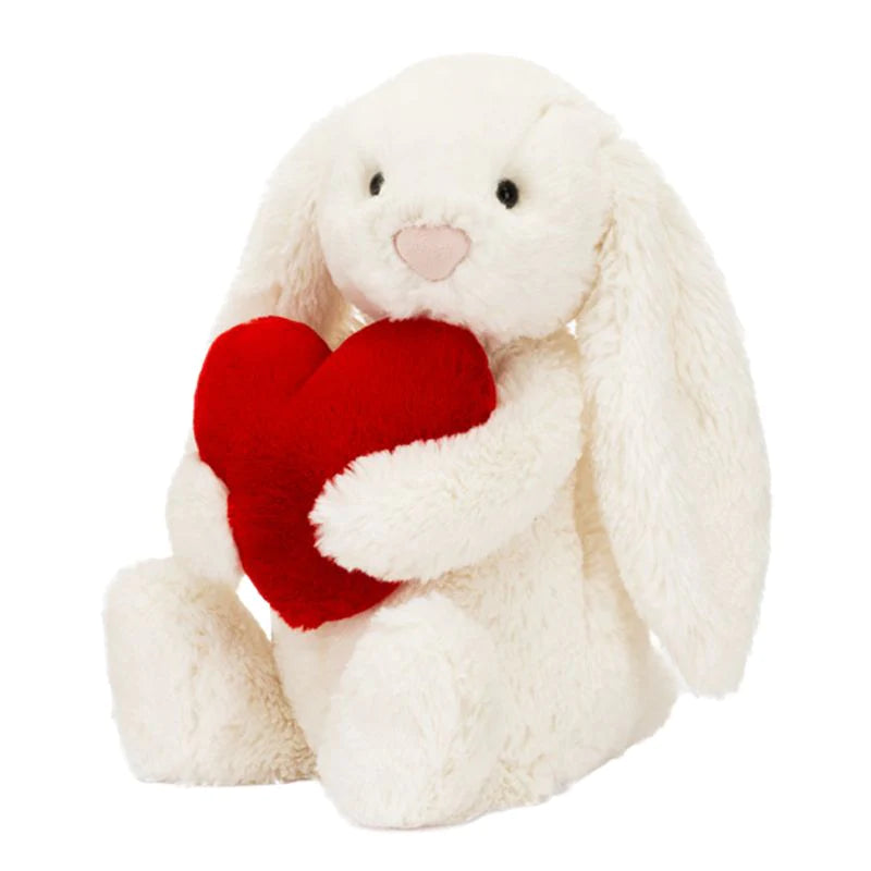 Bashful Red Love Heart Bunny - JellyCat