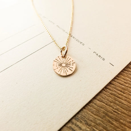 Be the Light Gold Necklace - Becoming Jewelry