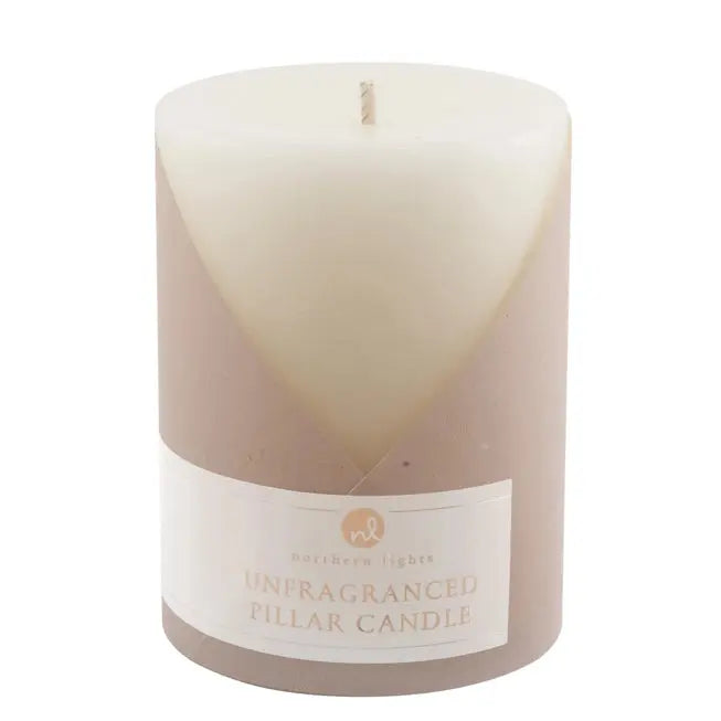 3x4 Pillar Candle - Northern Lights - The Woods Maine