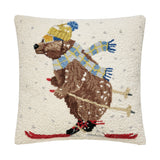 Ski Bear Hook Pillow - Peking Handicraft