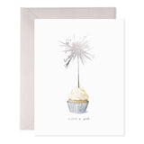 Sparkler Make a Wish Birthday Card - E. Frances Paper