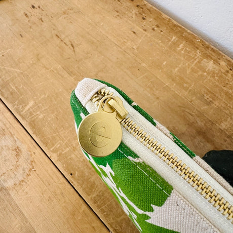 Evergreen and Kelly Green Clutch - Erin Flett | MADE IN MAINE