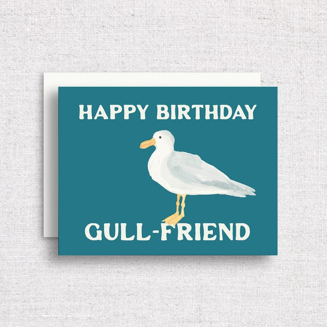 Happy Birthday Gull-Friend Card - Gert & Co