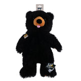 Stuffless Black Bear Squeaker Dog Toy - Tall Tails