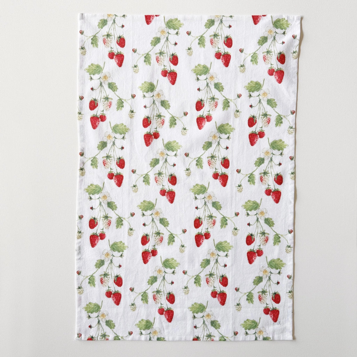 Strawberry Tea Towel - emily lex studio