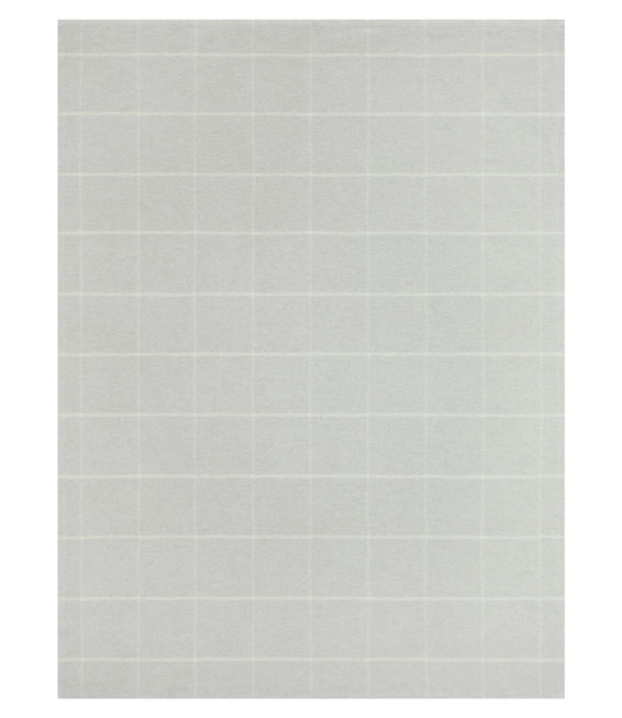 Windowpane Light Grey Lightweight Blanket - Chappy Wrap