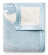 Big Blue Whale Mini Baby Blanket - Chappy Wrap