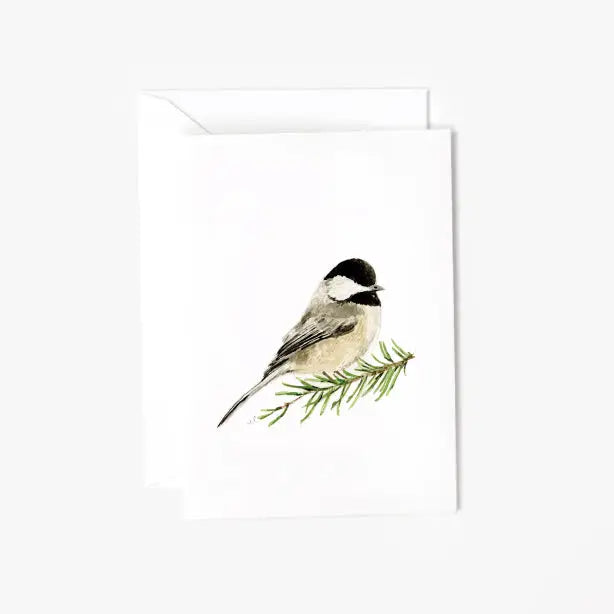 Chickadee Mini Notecard - emily lex studio