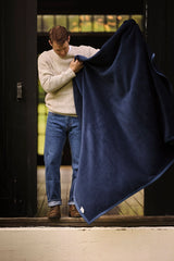 Harborview Herringbone Deep Sea Blanket - ChappyWrap
