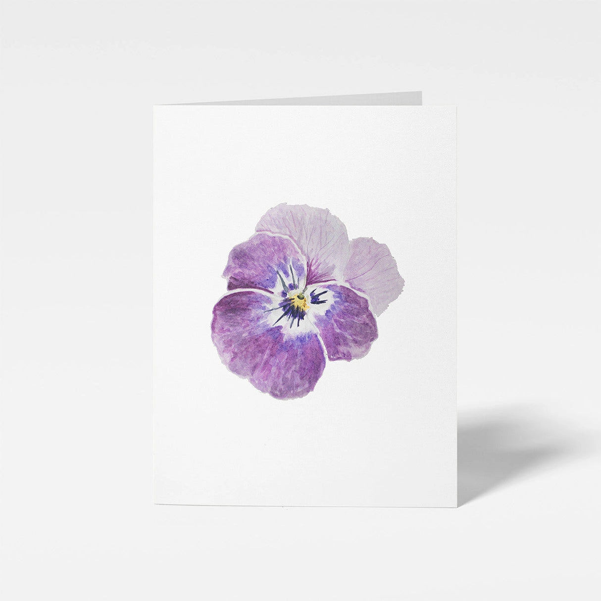 Pansy Mini Note Card - Finding Silver Pennies