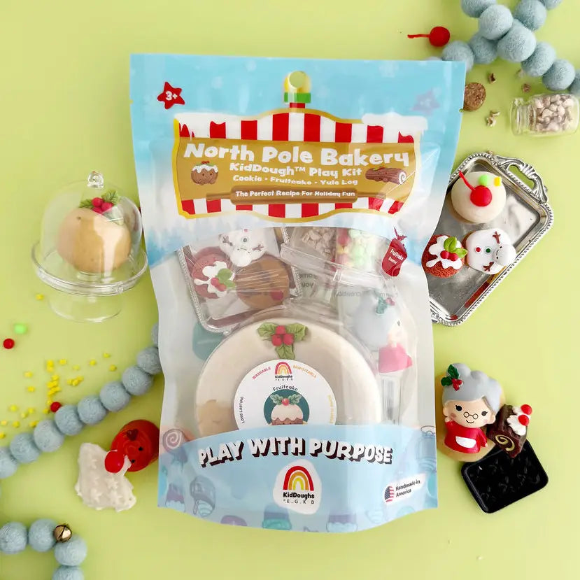 North Pole Bakery Kiddough Play Kit - Earth Grown KidDoughs