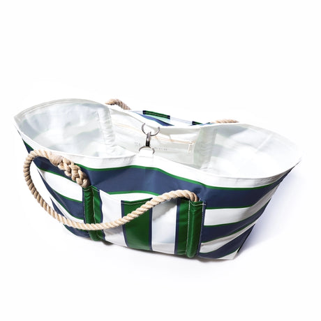 Preppy Stripe Pier Tote - Sea Bags Maine