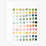 Paint Swatch Notecard Set of 8 - emily lex studio