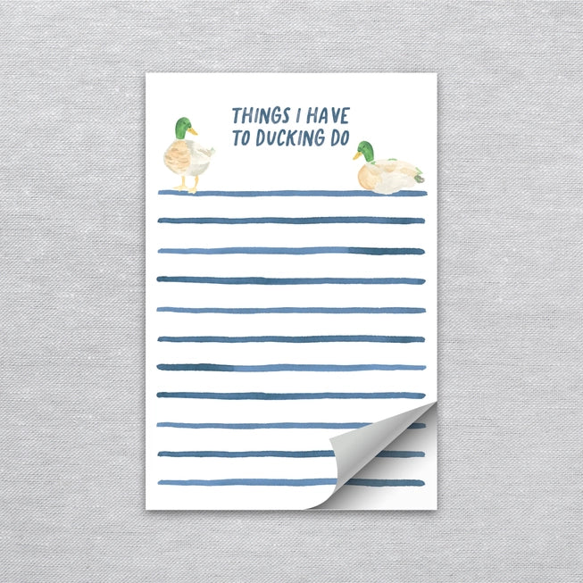 Things I Have To Ducking Do Notepad - Gert & Co