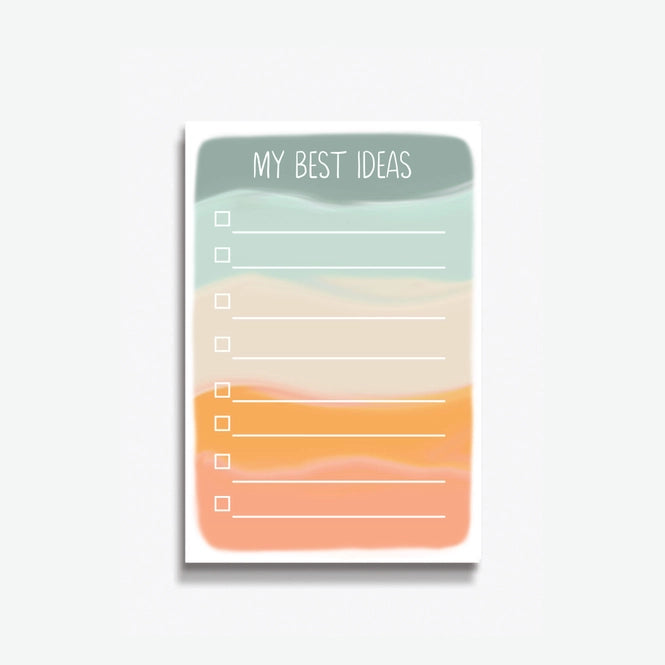 My Best Ideas Notepad - Emmy + Olly | Maine Made