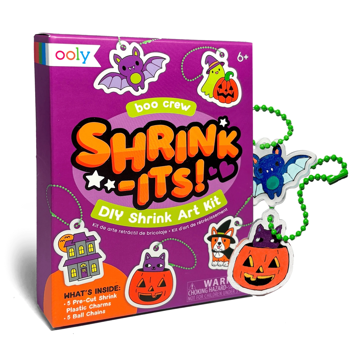Boo Crew Shrink-Its! DIY Shrink Art Kit - Ooly