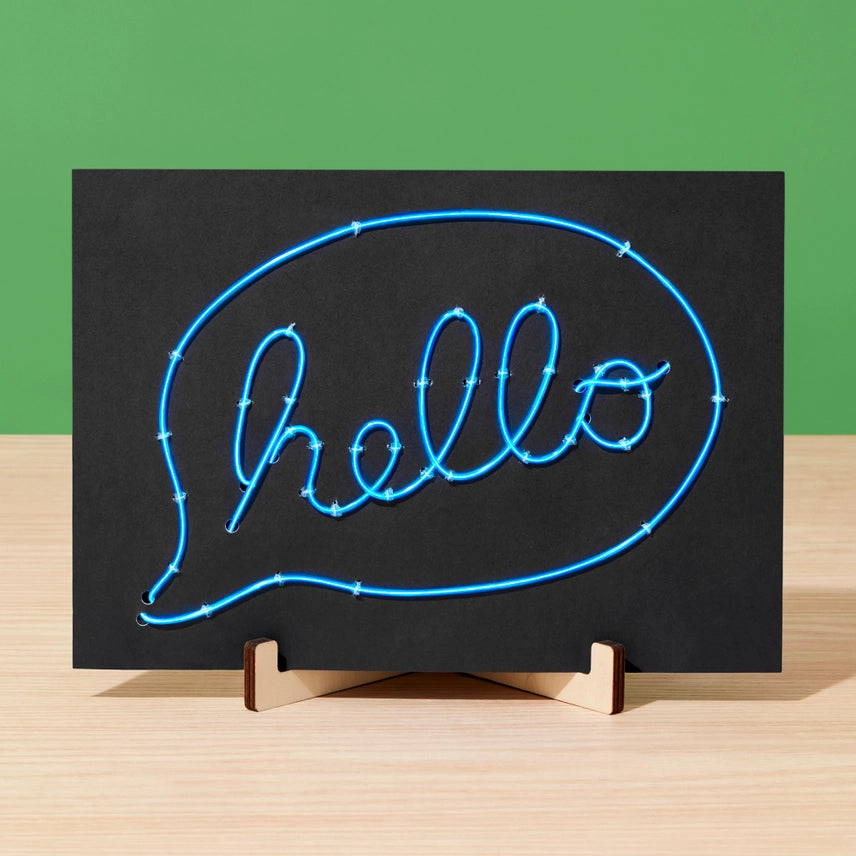 DIY Wire Art Neon Sign Craft Kit For Kids - KiwiCo