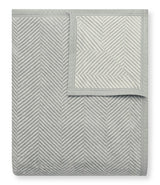 Harborview Herringbone Light Grey Blanket - Chappy Wrap