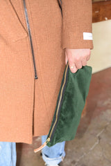 Evergreen Velvet Clutch - Erin Flett