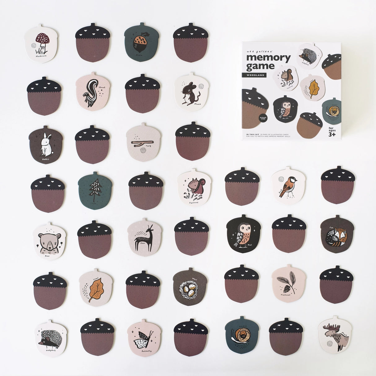 Woodland Creature Memory Game - Wee Gallery